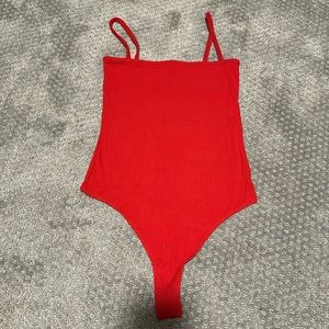 Brandy Melville Red Bodysuit